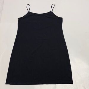 Saks fifth avenue women’s black slip dress size large